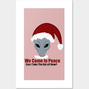 Come in peace christmas Posters and Art